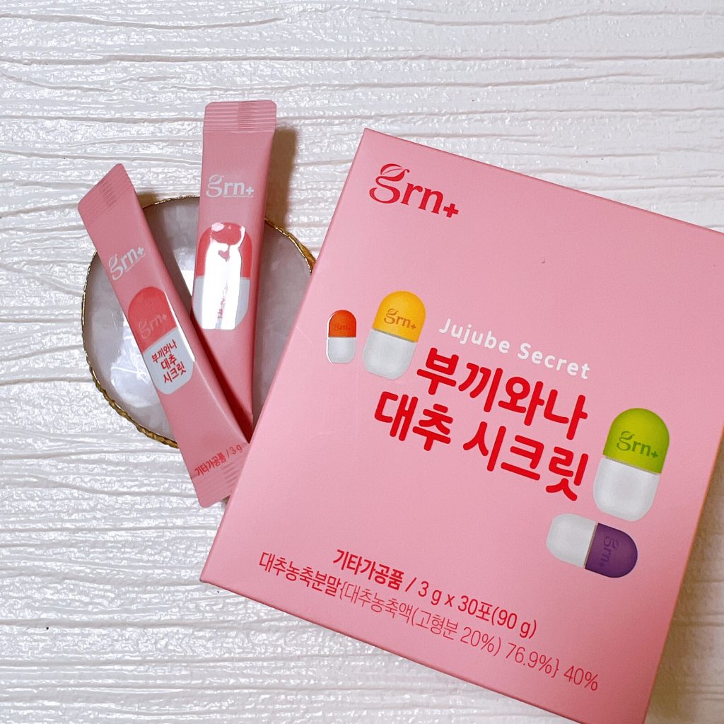 韓国サプリメント　grn＋むくみ緩和ナツメシークレットの写真