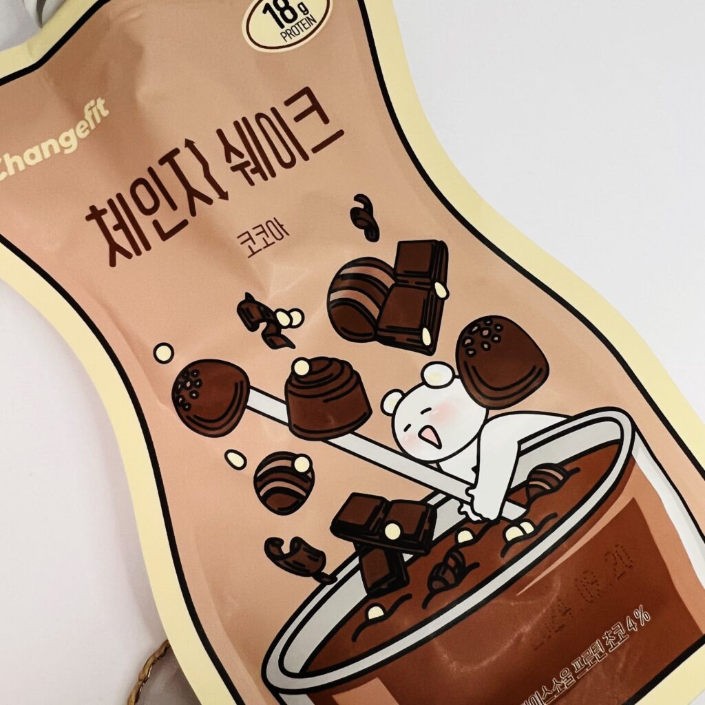 韓国置き換えダイエット食品「changefit（チェンジフィット）」ココア味の写真